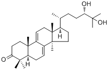Ganodermanondiol molecular structure (CAS 107900-76-5)