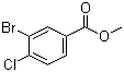 structure of CAS# 107947-17-1, Methyl 3-bromo-4-chlorobenzoate