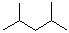 structure of CAS# 108-08-7, 2,4-Dimethylpentane
