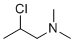 CAS # 108-14-5, 2-Chloropropyldimethylamine
