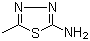 structure of CAS# 108-33-8, 2-氨基-5-甲基-1,3,4-噻二唑