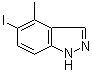 structure of CAS# 1082040-12-7, 5-Iodo-4-methyl-1H-indazole
