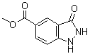 structure of CAS# 1082041-20-0, 2,3-二氢-3-氧代-1H-吲唑-5-羧酸甲酯