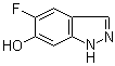 structure of CAS# 1082041-61-9, 5-氟-1H-吲唑-6-醇