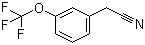 structure of CAS# 108307-56-8, 3-(Trifluoromethoxy)phenylacetonitrile