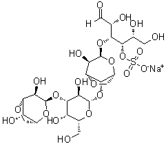 CAS 登录号：108321-78-4, O-3,6-脱水-alpha-D-吡喃半乳糖基-(1→3)-O-beta-D-吡喃半乳糖基-(1→4)-O-3,6-脱水-alpha-D-吡喃半乳糖基-(1→3)-D-半乳糖 4-(硫酸氢酯)单钠盐