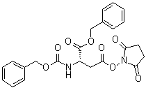 O-(2,5-二氧代-1-吡咯烷基)-4-氧代-N-[(苯基甲氧基)羰基]-L-高丝氨酸苄酯分子结构 (CAS 108325-86-6)