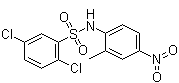 2,5-二氯-N-(2-甲基-4-硝基苯基)苯磺酰胺分子结构 (CAS 108409-83-2)