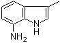 structure of CAS# 1084328-81-3, 3-Methyl-1H-indol-7-amine