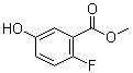 structure of CAS# 1084801-91-1, 2-Fluoro-5-hydroxybenzoic acid methyl ester