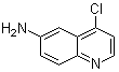 structure of CAS# 1085192-91-1, 4-氯-6-喹啉胺