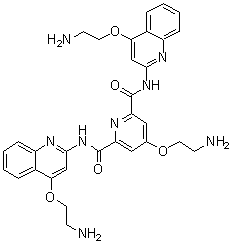structure of CAS# 1085412-37-8, Pyridostatin