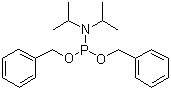 Dibenzyl N,N-diisopropylphosphoramidite molecular structure (CAS 108549-23-1)