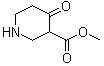 structure of CAS# 108554-34-3, Methyl 4-piperidone-3-carboxylate