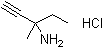 structure of CAS# 108575-32-2, 3-甲基-1-戊炔-3-胺盐酸盐