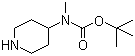 structure of CAS# 108612-54-0, 4-N-Boc-4-N-Methyl-aminopiperidine