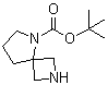 structure of CAS# 1086398-04-0, 2,5-Diazaspiro[3.4]octane-5-carboxylic acid 1,1-dimethylethyl ester
