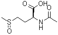 structure of CAS# 108646-71-5, (2S)-2-(Acetylamino)-4-(methylsulfinyl)butanoic acid