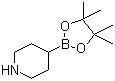 structure of CAS# 1087160-40-4, Piperidine-4-boronic acid pinacol ester