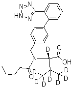 CAS # 1089736-72-0, Valsartan-d<sub>8</sub>