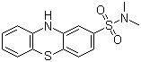 structure of CAS# 1090-78-4, 2-Dimethylaminosulfonylphenthiazine