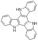 structure of CAS# 109005-10-9, 10,15-Dihydro-5H-diindolo[3,2-a:3',2'-c]carbazole