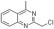 structure of CAS# 109113-72-6, 2-(Chloromethyl)-4-methylquinazoline
