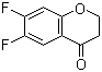 structure of CAS# 1092349-93-3, 6,7-二氟-2,3-二氢-4H-1-苯并吡喃-4-酮
