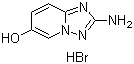 structure of CAS# 1092394-16-5, 2-Amino-[1,2,4]triazolo[1,5-a]pyridin-6-ol hydrobromide