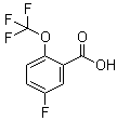 structure of CAS# 1092460-83-7, 5-Fluoro-2-(trifluoromethoxy)benzoic acid