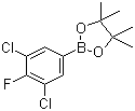 structure of CAS# 1092485-88-5, 3,5-二氯-4-氟苯硼酸频哪醇酯