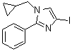 CAS # 1092533-43-1, 1-(Cyclopropylmethyl)-4-iodo-2-phenyl-1H-imidazole