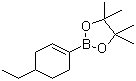 structure of CAS# 1092938-90-3, 4-Ethylcyclohex-1-enboronic acid pinacol ester