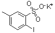structure of CAS# 1093215-92-9, 2-碘-5-甲基苯磺酸钾