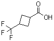 structure of CAS# 1093750-93-6, 3-(三氟甲基)环丁烷羧酸