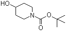 structure of CAS# 109384-19-2, N-BOC-4-Hydroxypiperidine