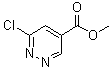6-氯哒嗪-4-羧酸甲酯分子结构 (CAS 1093860-48-0)