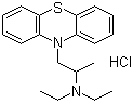 structure of CAS# 1094-08-2, Ethopropazine hydrochloride