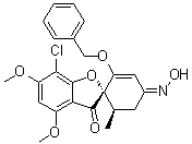 CAS # 1094369-54-6, (1'S,6'R)-7-Chloro-4,6-dimethoxy-6'-methyl-2'-(phenylmethoxy)-spiro[benzofuran-2(3H),1'-[2]cyclohexene]-3,4'-dione 4'-oxime