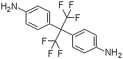 structure of CAS# 1095-78-9, 2,2-双(4-氨基苯基)六氟丙烷