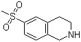 CAS 登录号：1095751-03-3, 1,2,3,4-四氢-6-(甲磺酰基)异喹啉