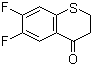 6,7-二氟-2,3-二氢-4H-1-苯并噻喃-4-酮分子结构 (CAS 1097802-78-2)