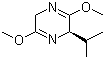 CAS # 109838-85-9, (R)-2,5-Dihydro-3,6-dimethoxy-2-isopropylpyrazine, (R)-2,5-Dimethoxy-3-isopropyl-3,6-dihydropyrazine