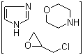 CAS # 109882-76-0, Aqueous cationic polymer MOME, 1H-Imidazole polymer with 2-(chloromethyl)oxirane and morpholine