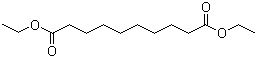 Diethyl sebacate molecular structure (CAS 110-40-7)