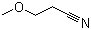 3-甲氧基丙腈分子结构 (CAS 110-67-8)