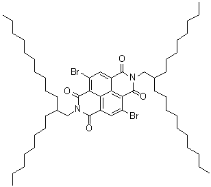 structure of CAS# 1100243-35-3, 4,9-Dibromo-2,7-bis(2-octyldodecyl)benzo[lmn][3,8]phenanthroline-1,3,6,8(2H,7H)-tetrone