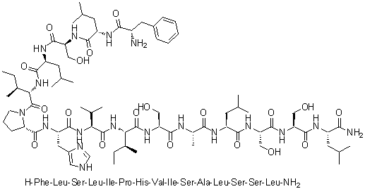 Phylloseptin L 2 (Hylomantis lemur) molecular structure (CAS 1100546-22-2)