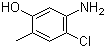 4-氯-5-氨基邻甲酚分子结构 (CAS 110102-86-8)