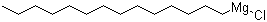 Tetradecylmagnesium chloride molecular structure (CAS 110220-87-6)